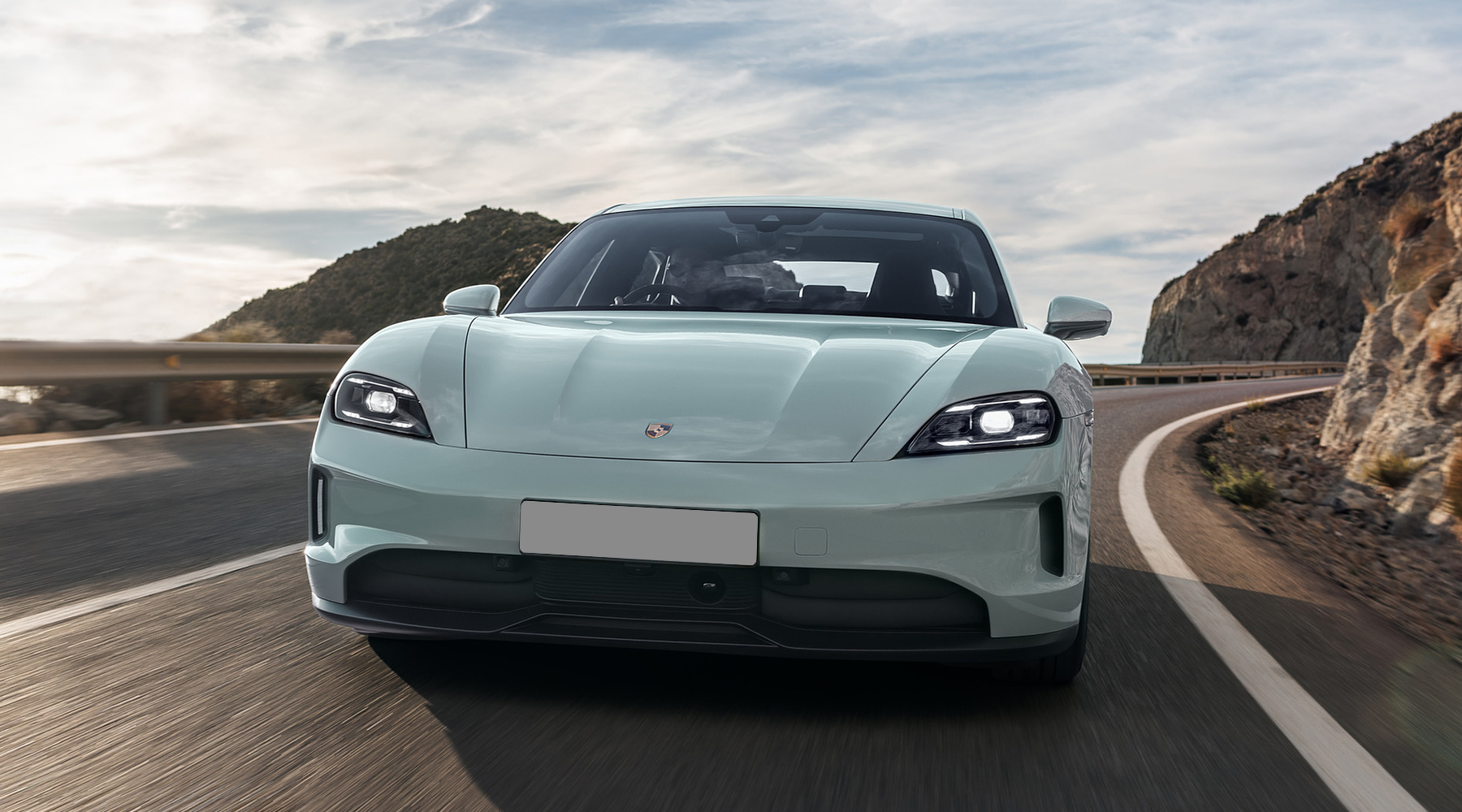 Porsche Taycan White